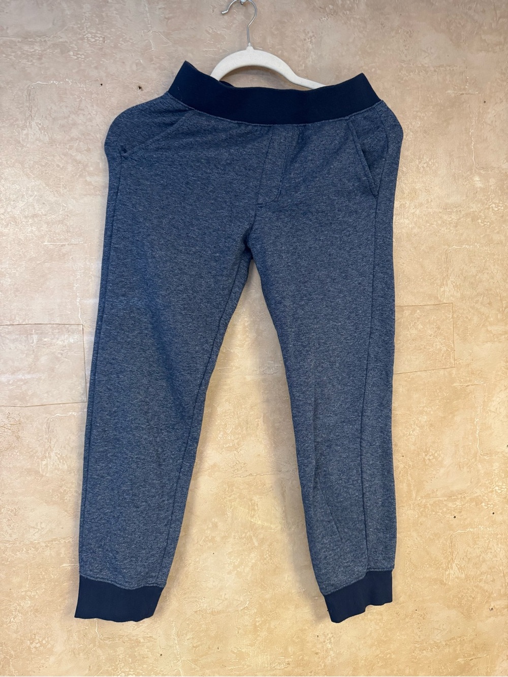 Preowned Athletic Works Blue Boys Joggers Size L 10-12 Item #PHK7742